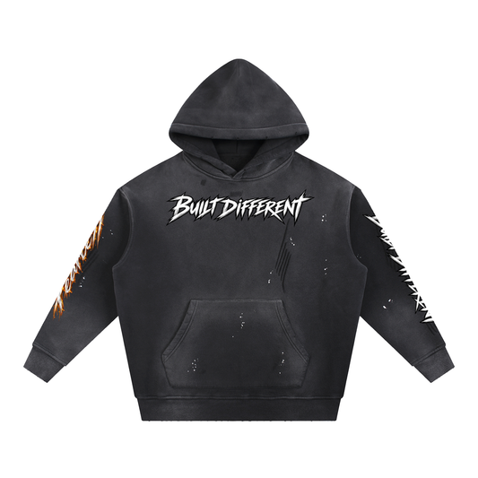 Frayed Fleece Hoodie